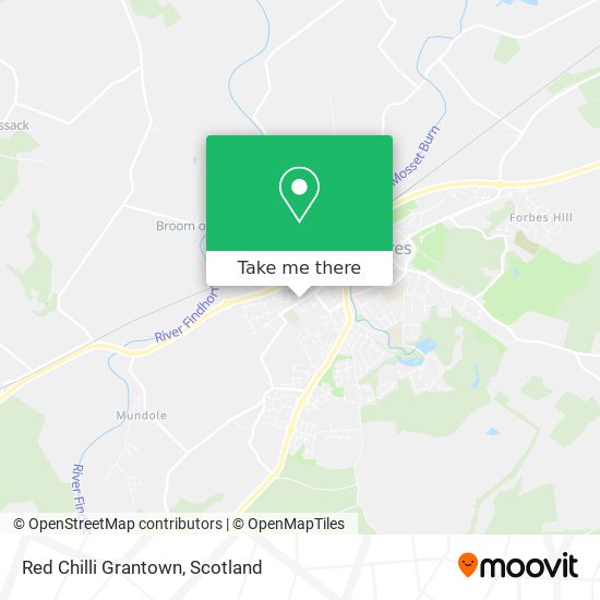 Red Chilli Grantown map