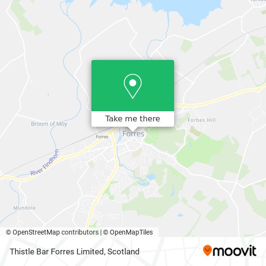 Thistle Bar Forres Limited map