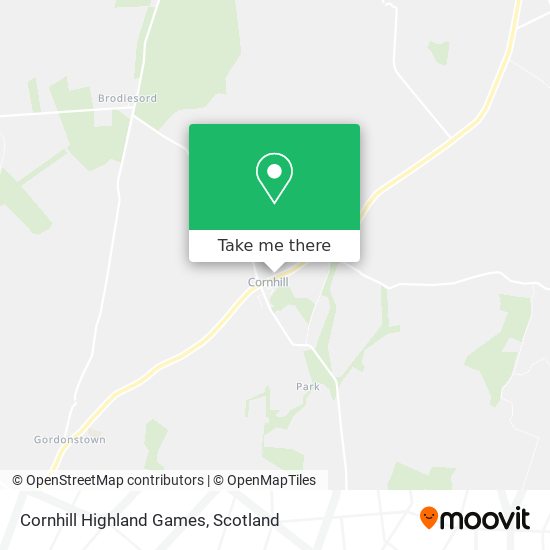 Cornhill Highland Games map