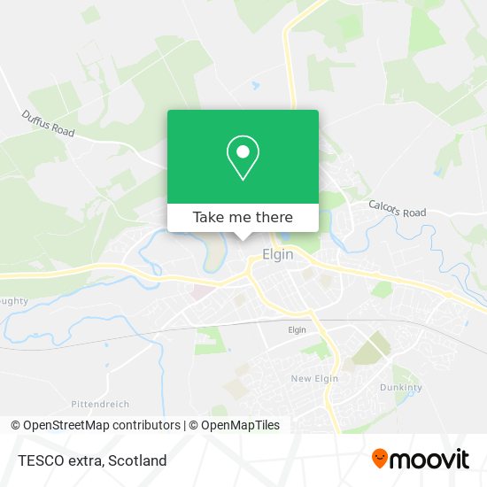 TESCO extra map