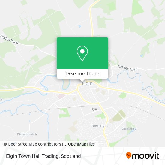 Elgin Town Hall Trading map