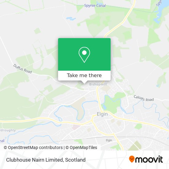 Clubhouse Nairn Limited map