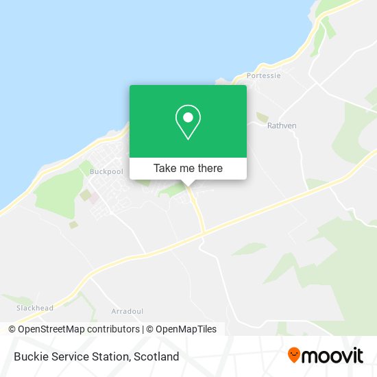 Buckie Service Station map