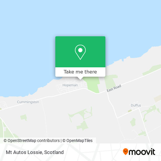 Mt Autos Lossie map