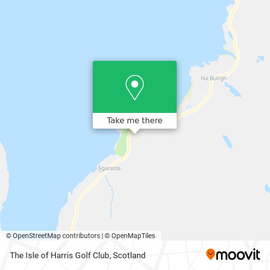 The Isle of Harris Golf Club map