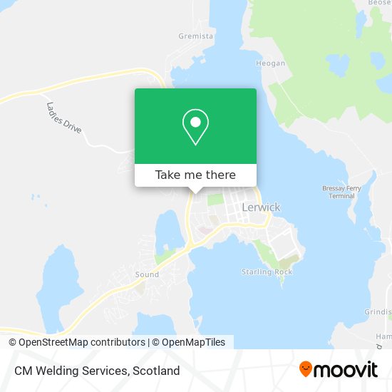 CM Welding Services map