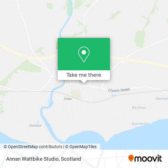 Annan Wattbike Studio map