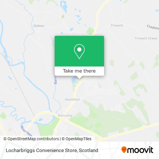 Locharbriggs Convenience Store map
