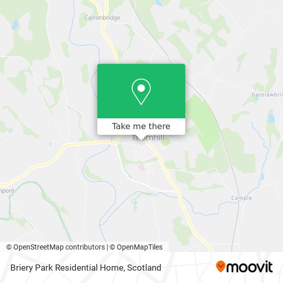 Briery Park Residential Home map