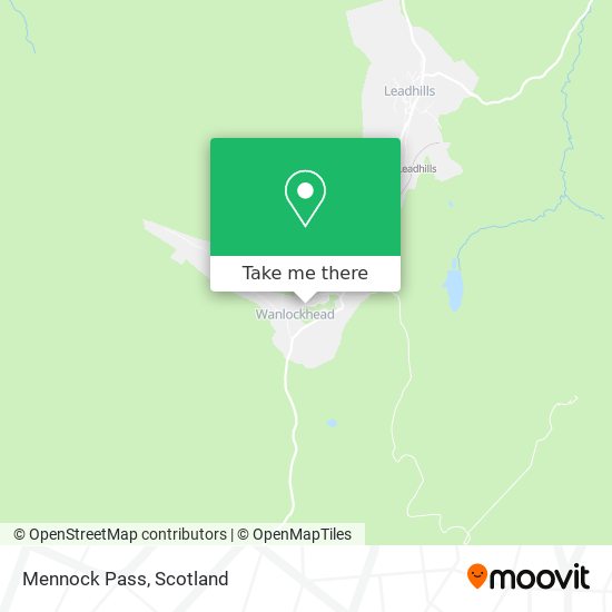 Mennock Pass map
