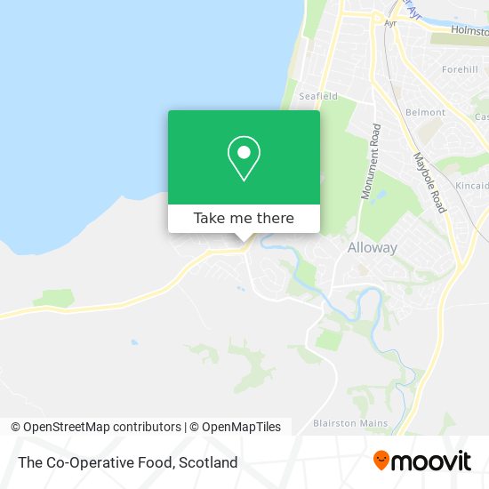 The Co-Operative Food map