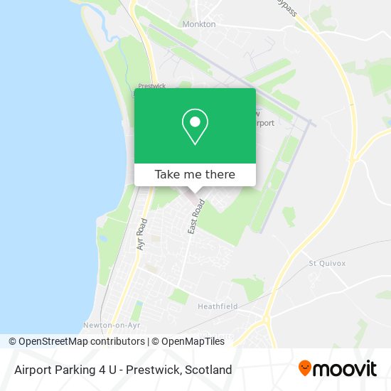 Airport Parking 4 U - Prestwick map