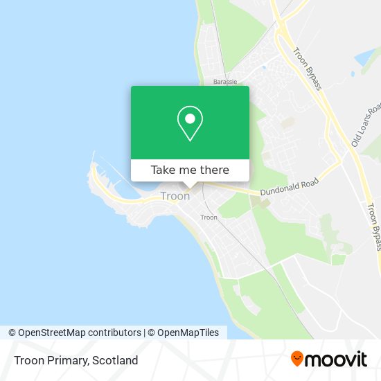 Troon Primary map