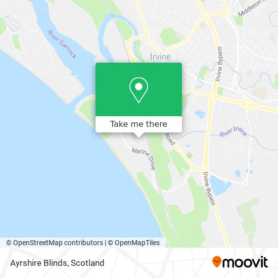 Ayrshire Blinds map