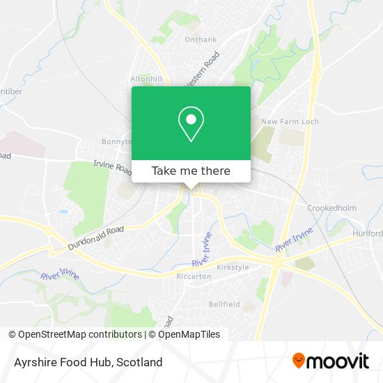 Ayrshire Food Hub map