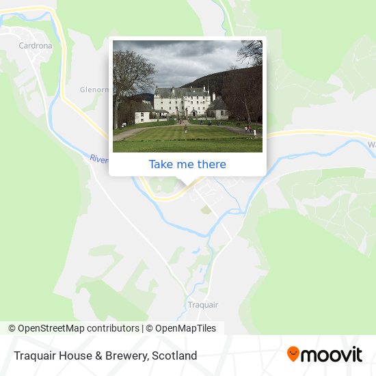 Traquair House & Brewery map