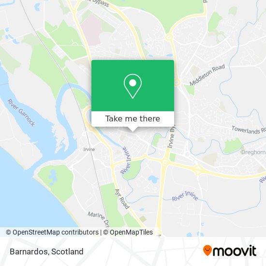 Barnardos map