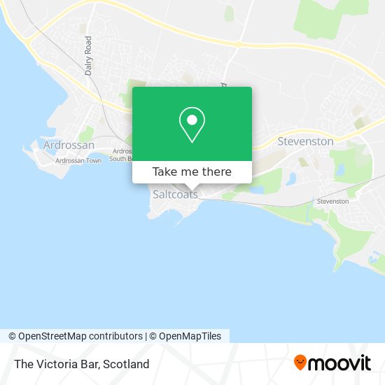 The Victoria Bar map