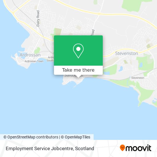 Employment Service Jobcentre map