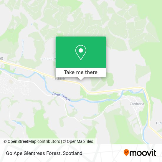 Go Ape Glentress Forest map