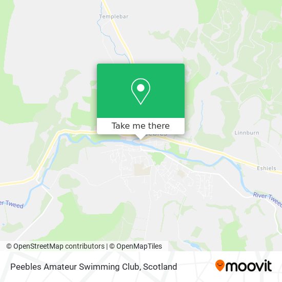 Peebles Amateur Swimming Club map