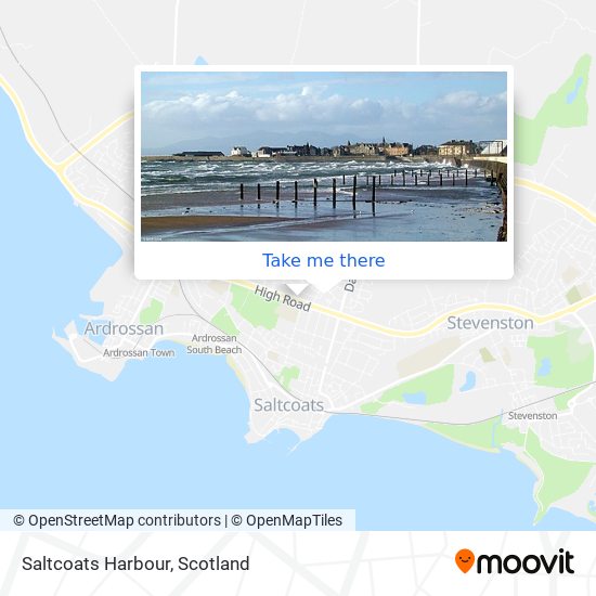 Saltcoats Harbour map