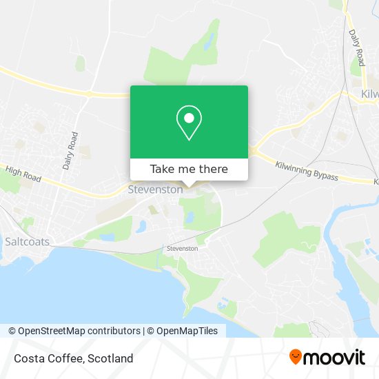 Costa Coffee map