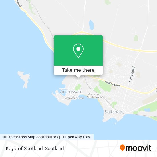 Kay'z of Scotland map