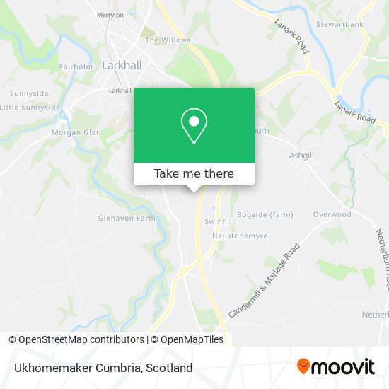 Ukhomemaker Cumbria map