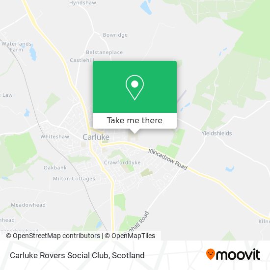 Carluke Rovers Social Club map