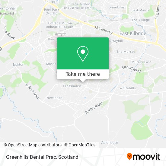 Greenhills Dental Prac map