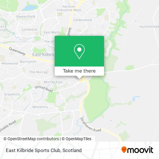 East Kilbride Sports Club map