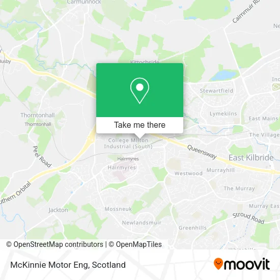 McKinnie Motor Eng map