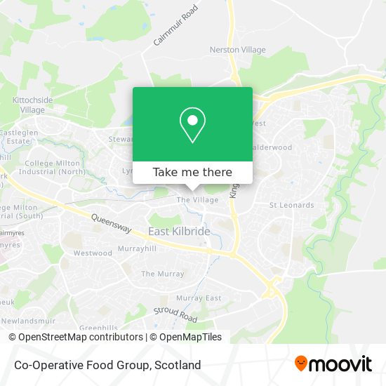 Co-Operative Food Group map