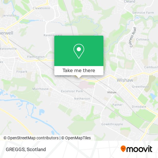 GREGGS map