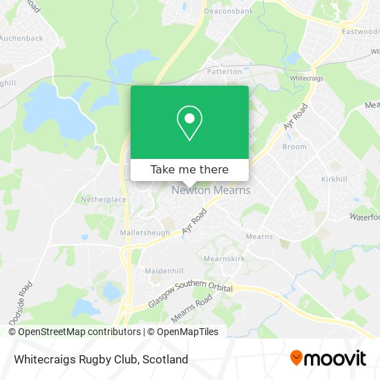 Whitecraigs Rugby Club map