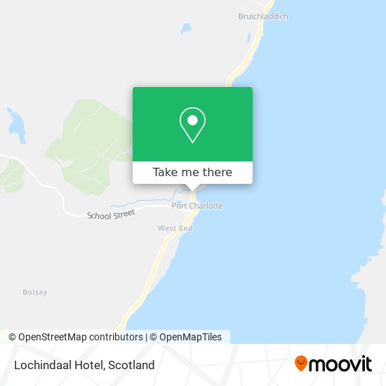 Lochindaal Hotel map