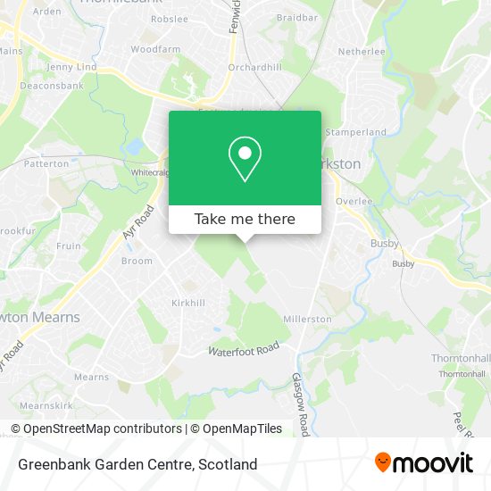 Greenbank Garden Centre map
