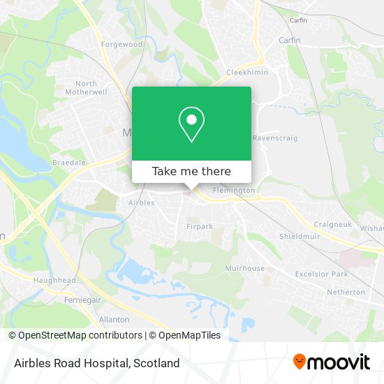 Airbles Road Hospital map