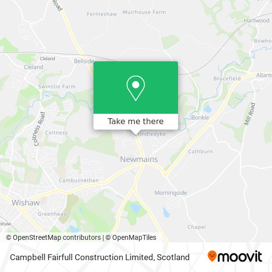 Campbell Fairfull Construction Limited map