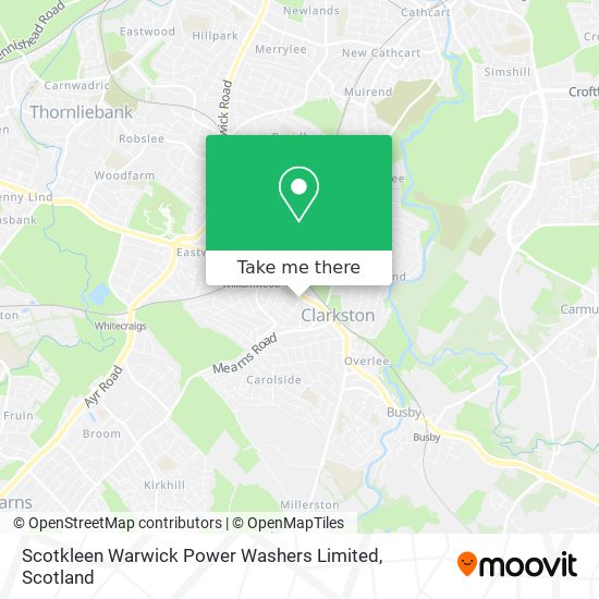 Scotkleen Warwick Power Washers Limited map