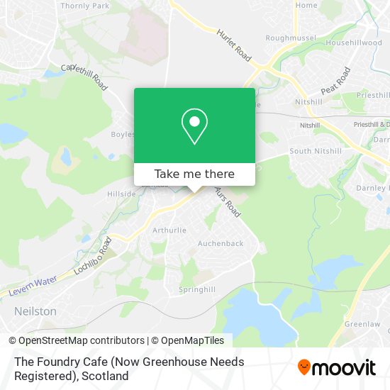 The Foundry Cafe (Now Greenhouse Needs Registered) map