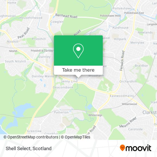 Shell Select map