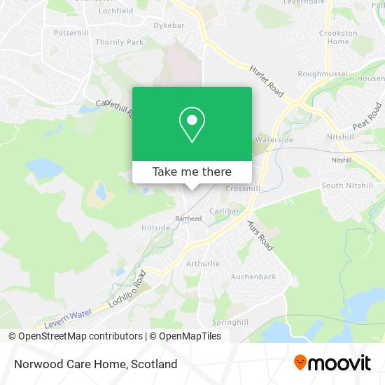 Norwood Care Home map