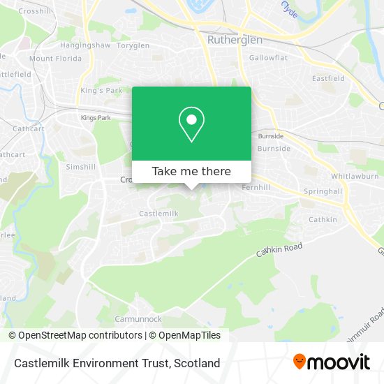 Castlemilk Environment Trust map