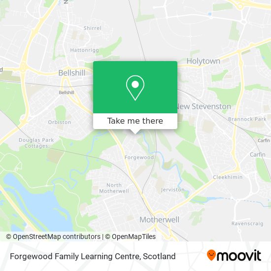 Forgewood Family Learning Centre map