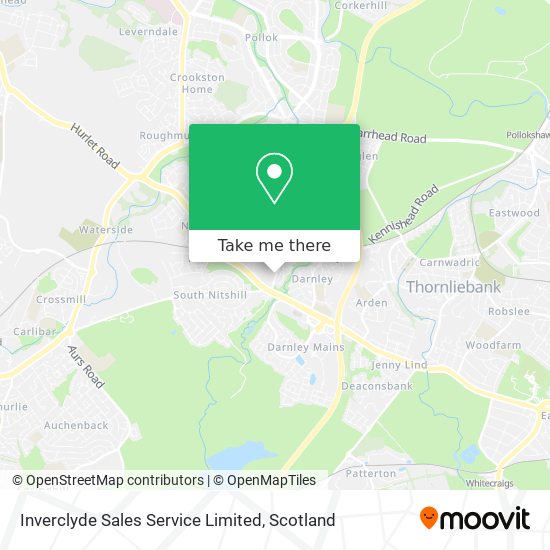 Inverclyde Sales Service Limited map