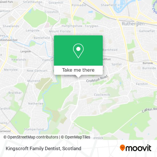 Kingscroft Family Dentist map