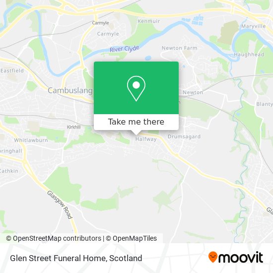 Glen Street Funeral Home map