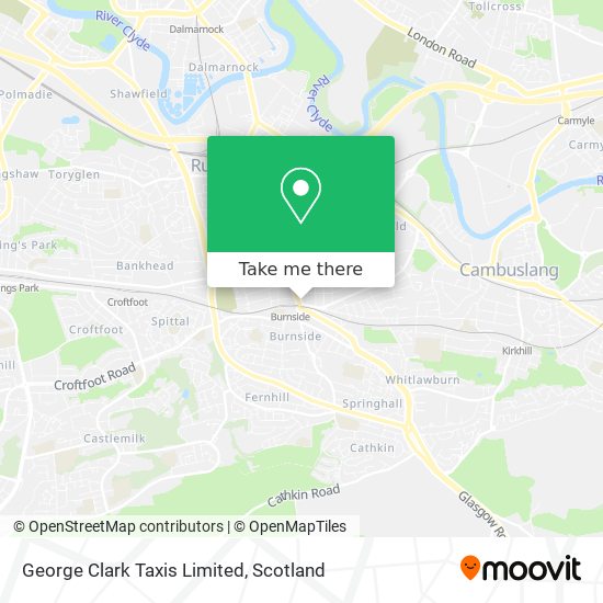 George Clark Taxis Limited map